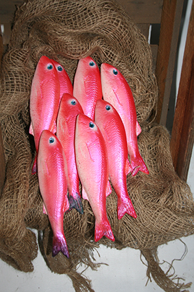 Seebarben-Set , Gold,  8 Stück